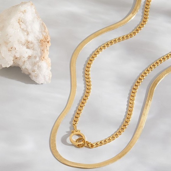 Gorjana NWT Wilder Necklace - Gold - Picture 3 of 13